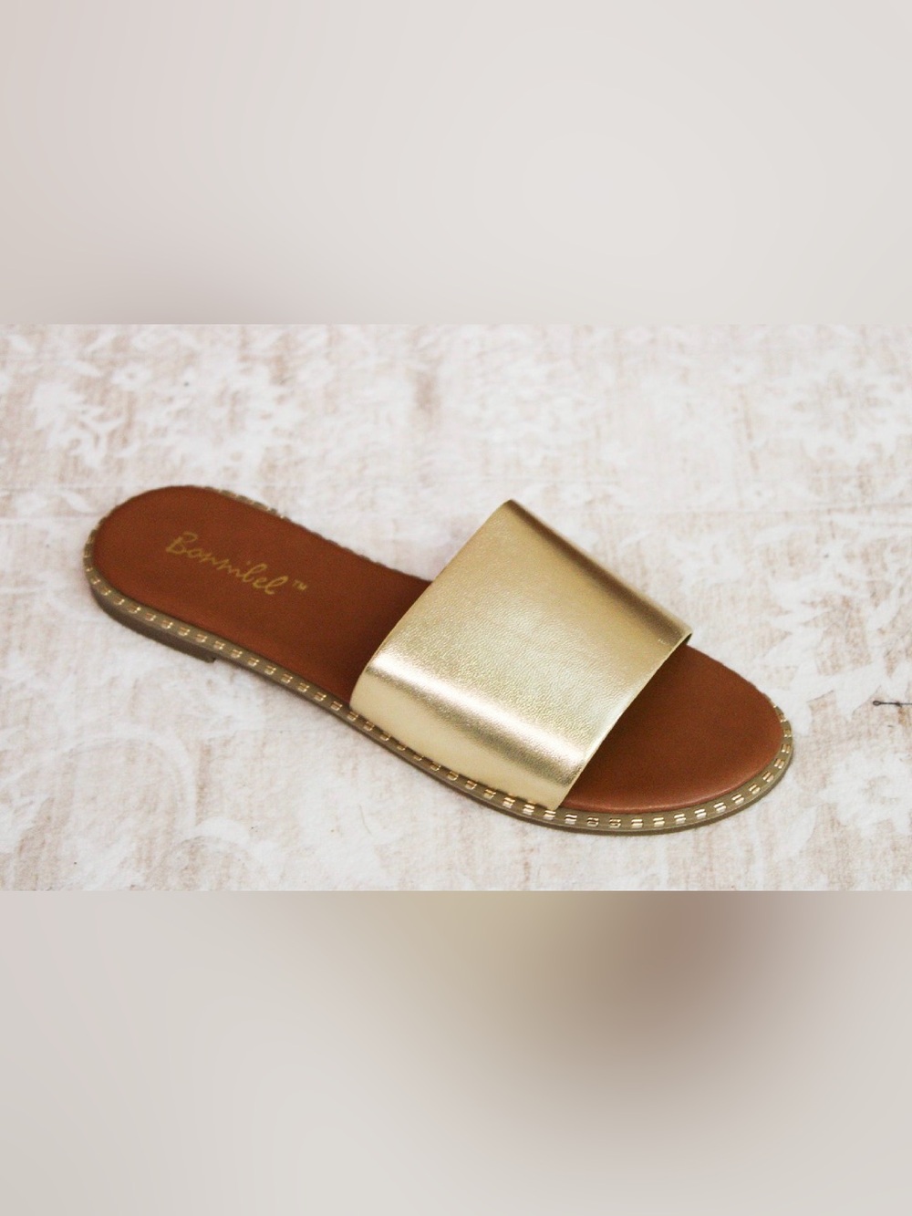 Bonnibel Micah Gold Slide Sandal